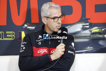 2023-07-28 - ALUNNI BRAVI Alessandro (ita), Managing Director of Sauber Group & Team Representative, portrait, press conference during the 2023 Formula 1 MSC Cruises Belgian Grand Prix, 12th round of the 2023 Formula One World Championship from July 28 to 30, 2023 on the Circuit de Spa-Francorchamps, in Stavelot, Belgium - F1 - BELGIAN GRAND PRIX 2023 - FORMULA 1 - MOTORS