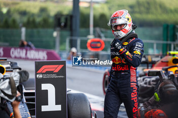 2023-07-28 - VERSTAPPEN Max (ned), Red Bull Racing RB19, portrait pole position during the 2023 Formula 1 MSC Cruises Belgian Grand Prix, 12th round of the 2023 Formula One World Championship from July 28 to 30, 2023 on the Circuit de Spa-Francorchamps, in Stavelot, Belgium - F1 - BELGIAN GRAND PRIX 2023 - FORMULA 1 - MOTORS