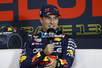 2023-07-28 - PEREZ Sergio (mex), Red Bull Racing RB19, portrait, press conferenceduring the 2023 Formula 1 MSC Cruises Belgian Grand Prix, 12th round of the 2023 Formula One World Championship from July 28 to 30, 2023 on the Circuit de Spa-Francorchamps, in Stavelot, Belgium - F1 - BELGIAN GRAND PRIX 2023 - FORMULA 1 - MOTORS
