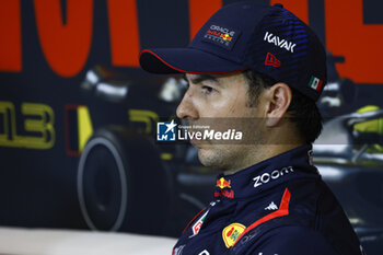 2023-07-28 - PEREZ Sergio (mex), Red Bull Racing RB19, portrait, press conference during the 2023 Formula 1 MSC Cruises Belgian Grand Prix, 12th round of the 2023 Formula One World Championship from July 28 to 30, 2023 on the Circuit de Spa-Francorchamps, in Stavelot, Belgium - F1 - BELGIAN GRAND PRIX 2023 - FORMULA 1 - MOTORS