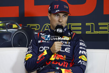 2023-07-28 - PEREZ Sergio (mex), Red Bull Racing RB19, portrait, press conference during the 2023 Formula 1 MSC Cruises Belgian Grand Prix, 12th round of the 2023 Formula One World Championship from July 28 to 30, 2023 on the Circuit de Spa-Francorchamps, in Stavelot, Belgium - F1 - BELGIAN GRAND PRIX 2023 - FORMULA 1 - MOTORS