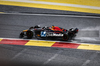2023-07-28 - 01 VERSTAPPEN Max (nld), Red Bull Racing RB19, action, rain, pluie, during the 2023 Formula 1 MSC Cruises Belgian Grand Prix, 12th round of the 2023 Formula One World Championship from July 28 to 30, 2023 on the Circuit de Spa-Francorchamps, in Stavelot, Belgium - F1 - BELGIAN GRAND PRIX 2023 - FORMULA 1 - MOTORS