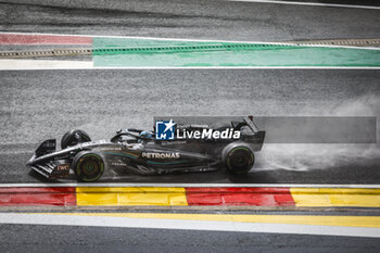 2023-07-28 - 63 RUSSELL George (gbr), Mercedes AMG F1 Team W14, action, rain, pluie, during the 2023 Formula 1 MSC Cruises Belgian Grand Prix, 12th round of the 2023 Formula One World Championship from July 28 to 30, 2023 on the Circuit de Spa-Francorchamps, in Stavelot, Belgium - F1 - BELGIAN GRAND PRIX 2023 - FORMULA 1 - MOTORS