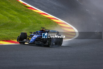 2023-07-28 - 23 ALBON Alexander (tha), Williams Racing FW45, action, rain, pluie, during the 2023 Formula 1 MSC Cruises Belgian Grand Prix, 12th round of the 2023 Formula One World Championship from July 28 to 30, 2023 on the Circuit de Spa-Francorchamps, in Stavelot, Belgium - F1 - BELGIAN GRAND PRIX 2023 - FORMULA 1 - MOTORS