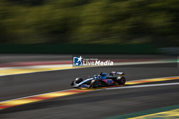 2023-07-28 - 31 OCON Esteban (fra), Alpine F1 Team A523, action during the 2023 Formula 1 MSC Cruises Belgian Grand Prix, 12th round of the 2023 Formula One World Championship from July 28 to 30, 2023 on the Circuit de Spa-Francorchamps, in Stavelot, Belgium - F1 - BELGIAN GRAND PRIX 2023 - FORMULA 1 - MOTORS