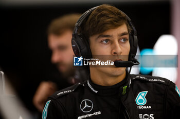 2023-07-28 - RUSSELL George (gbr), Mercedes AMG F1 Team W14, portrait during the 2023 Formula 1 MSC Cruises Belgian Grand Prix, 12th round of the 2023 Formula One World Championship from July 28 to 30, 2023 on the Circuit de Spa-Francorchamps, in Stavelot, Belgium - F1 - BELGIAN GRAND PRIX 2023 - FORMULA 1 - MOTORS