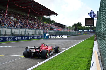 2023-07-28 - 55 SAINZ Carlos (spa), Scuderia Ferrari SF-23, action during the 2023 Formula 1 MSC Cruises Belgian Grand Prix, 12th round of the 2023 Formula One World Championship from July 28 to 30, 2023 on the Circuit de Spa-Francorchamps, in Stavelot, Belgium - F1 - BELGIAN GRAND PRIX 2023 - FORMULA 1 - MOTORS
