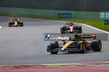 2023-07-29 - 04 NORRIS Lando (gbr), McLaren F1 Team MCL60, action, rain, pluie, during the 2023 Formula 1 MSC Cruises Belgian Grand Prix, 12th round of the 2023 Formula One World Championship from July 28 to 30, 2023 on the Circuit de Spa-Francorchamps, in Stavelot, Belgium - F1 - BELGIAN GRAND PRIX 2023 - FORMULA 1 - MOTORS