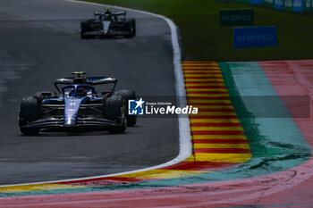 2023-07-29 - 02 SARGEANT Logan (usa), Williams Racing FW45, action during the 2023 Formula 1 MSC Cruises Belgian Grand Prix, 12th round of the 2023 Formula One World Championship from July 28 to 30, 2023 on the Circuit de Spa-Francorchamps, in Stavelot, Belgium - F1 - BELGIAN GRAND PRIX 2023 - FORMULA 1 - MOTORS
