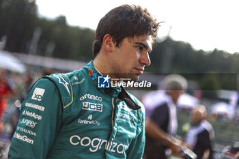 2023-07-29 - STROLL Lance (can), Aston Martin F1 Team AMR23, portrait during the 2023 Formula 1 MSC Cruises Belgian Grand Prix, 12th round of the 2023 Formula One World Championship from July 28 to 30, 2023 on the Circuit de Spa-Francorchamps, in Stavelot, Belgium - F1 - BELGIAN GRAND PRIX 2023 - FORMULA 1 - MOTORS
