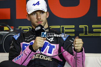 2023-07-29 - GASLY Pierre (fra), Alpine F1 Team A523, portrait, press conference during the 2023 Formula 1 MSC Cruises Belgian Grand Prix, 12th round of the 2023 Formula One World Championship from July 28 to 30, 2023 on the Circuit de Spa-Francorchamps, in Stavelot, Belgium - F1 - BELGIAN GRAND PRIX 2023 - FORMULA 1 - MOTORS