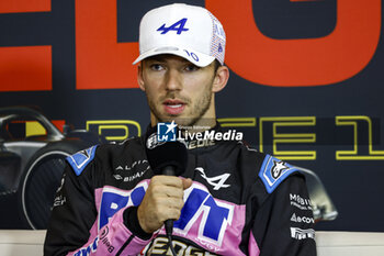 2023-07-29 - GASLY Pierre (fra), Alpine F1 Team A523, portrait, press conference during the 2023 Formula 1 MSC Cruises Belgian Grand Prix, 12th round of the 2023 Formula One World Championship from July 28 to 30, 2023 on the Circuit de Spa-Francorchamps, in Stavelot, Belgium - F1 - BELGIAN GRAND PRIX 2023 - FORMULA 1 - MOTORS