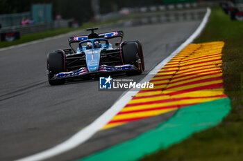 2023-07-29 - 31 OCON Esteban (fra), Alpine F1 Team A523, action during the 2023 Formula 1 MSC Cruises Belgian Grand Prix, 12th round of the 2023 Formula One World Championship from July 28 to 30, 2023 on the Circuit de Spa-Francorchamps, in Stavelot, Belgium - F1 - BELGIAN GRAND PRIX 2023 - FORMULA 1 - MOTORS