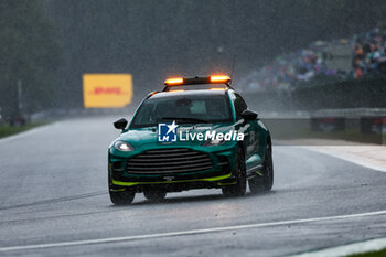 2023-07-29 - FIA Aston Martin DBX707 Medical Car during the 2023 Formula 1 MSC Cruises Belgian Grand Prix, 12th round of the 2023 Formula One World Championship from July 28 to 30, 2023 on the Circuit de Spa-Francorchamps, in Stavelot, Belgium - F1 - BELGIAN GRAND PRIX 2023 - FORMULA 1 - MOTORS