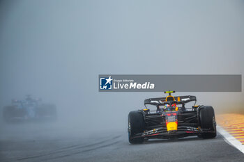 2023-07-29 - 11 PEREZ Sergio (mex), Red Bull Racing RB19, action during the 2023 Formula 1 MSC Cruises Belgian Grand Prix, 12th round of the 2023 Formula One World Championship from July 28 to 30, 2023 on the Circuit de Spa-Francorchamps, in Stavelot, Belgium - F1 - BELGIAN GRAND PRIX 2023 - FORMULA 1 - MOTORS