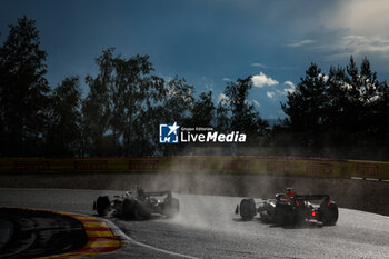 2023-07-29 - 20 MAGNUSSEN Kevin (den), Haas F1 Team VF-23 Ferrari, 11 PEREZ Sergio (mex), Red Bull Racing RB19, action during the 2023 Formula 1 MSC Cruises Belgian Grand Prix, 12th round of the 2023 Formula One World Championship from July 28 to 30, 2023 on the Circuit de Spa-Francorchamps, in Stavelot, Belgium - F1 - BELGIAN GRAND PRIX 2023 - FORMULA 1 - MOTORS