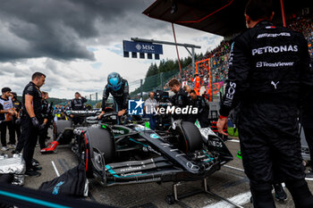 2023-07-29 - RUSSELL George (gbr), Mercedes AMG F1 Team W14, portrait during the 2023 Formula 1 MSC Cruises Belgian Grand Prix, 12th round of the 2023 Formula One World Championship from July 28 to 30, 2023 on the Circuit de Spa-Francorchamps, in Stavelot, Belgium - F1 - BELGIAN GRAND PRIX 2023 - FORMULA 1 - MOTORS