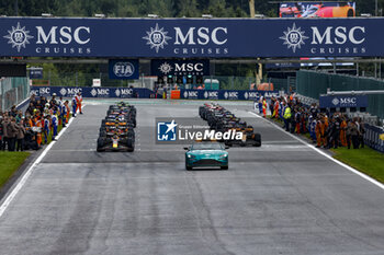 2023-07-29 - start of the race, depart, during the 2023 Formula 1 MSC Cruises Belgian Grand Prix, 12th round of the 2023 Formula One World Championship from July 28 to 30, 2023 on the Circuit de Spa-Francorchamps, in Stavelot, Belgium - F1 - BELGIAN GRAND PRIX 2023 - FORMULA 1 - MOTORS