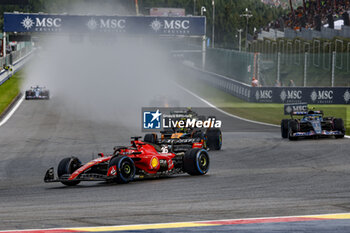 2023-07-29 - 16 LECLERC Charles (mco), Scuderia Ferrari SF-23, action during the 2023 Formula 1 MSC Cruises Belgian Grand Prix, 12th round of the 2023 Formula One World Championship from July 28 to 30, 2023 on the Circuit de Spa-Francorchamps, in Stavelot, Belgium - F1 - BELGIAN GRAND PRIX 2023 - FORMULA 1 - MOTORS