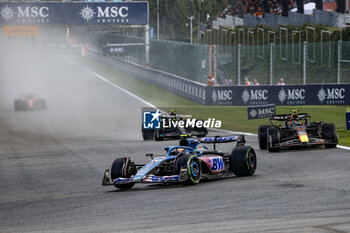 2023-07-29 - 10 GASLY Pierre (fra), Alpine F1 Team A523, 11 PEREZ Sergio (mex), Red Bull Racing RB19, 44 HAMILTON Lewis (gbr), Mercedes AMG F1 Team W14, action during the 2023 Formula 1 MSC Cruises Belgian Grand Prix, 12th round of the 2023 Formula One World Championship from July 28 to 30, 2023 on the Circuit de Spa-Francorchamps, in Stavelot, Belgium - F1 - BELGIAN GRAND PRIX 2023 - FORMULA 1 - MOTORS