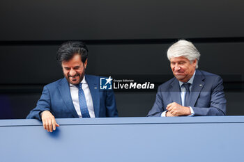 2023-07-30 - BEN SULAYEM Mohammed (uae), President of the FIA, and VIEGAS Jorge, President of the FIM, portrait, during the 2023 Formula 1 MSC Cruises Belgian Grand Prix, 12th round of the 2023 Formula One World Championship from July 28 to 30, 2023 on the Circuit de Spa-Francorchamps, in Stavelot, Belgium - F1 - BELGIAN GRAND PRIX 2023 - FORMULA 1 - MOTORS