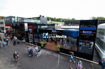 2023-07-30 - The paddock and motorhomes during the 2023 Formula 1 MSC Cruises Belgian Grand Prix, 12th round of the 2023 Formula One World Championship from July 28 to 30, 2023 on the Circuit de Spa-Francorchamps, in Stavelot, Belgium - F1 - BELGIAN GRAND PRIX 2023 - FORMULA 1 - MOTORS
