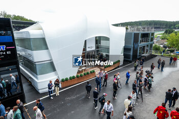 2023-07-30 - The paddock and motorhomes during the 2023 Formula 1 MSC Cruises Belgian Grand Prix, 12th round of the 2023 Formula One World Championship from July 28 to 30, 2023 on the Circuit de Spa-Francorchamps, in Stavelot, Belgium - F1 - BELGIAN GRAND PRIX 2023 - FORMULA 1 - MOTORS