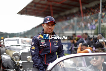 2023-07-30 - PEREZ Sergio (mex), Red Bull Racing RB19, portrait, drivers parade, during the 2023 Formula 1 MSC Cruises Belgian Grand Prix, 12th round of the 2023 Formula One World Championship from July 28 to 30, 2023 on the Circuit de Spa-Francorchamps, in Stavelot, Belgium - F1 - BELGIAN GRAND PRIX 2023 - RACE - FORMULA 1 - MOTORS