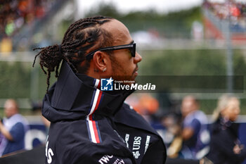 2023-07-30 - HAMILTON Lewis (gbr), Mercedes AMG F1 Team W14, portrait, drivers parade, during the 2023 Formula 1 MSC Cruises Belgian Grand Prix, 12th round of the 2023 Formula One World Championship from July 28 to 30, 2023 on the Circuit de Spa-Francorchamps, in Stavelot, Belgium - F1 - BELGIAN GRAND PRIX 2023 - RACE - FORMULA 1 - MOTORS
