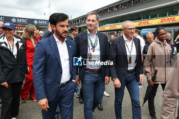 2023-07-30 - BEN SULAYEM Mohammed (uae), President of the FIA, Alexander De Croo, Prime Minister of Belgium, DOMENICALI Stefano (ita), Chairman and CEO Formula One Group FOG, portrait during the 2023 Formula 1 MSC Cruises Belgian Grand Prix, 12th round of the 2023 Formula One World Championship from July 28 to 30, 2023 on the Circuit de Spa-Francorchamps, in Stavelot, Belgium - F1 - BELGIAN GRAND PRIX 2023 - RACE - FORMULA 1 - MOTORS