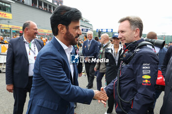 2023-07-30 - BEN SULAYEM Mohammed (uae), President of the FIA, HORNER Christian (gbr), Team Principal of Red Bull Racing, portrait during the 2023 Formula 1 MSC Cruises Belgian Grand Prix, 12th round of the 2023 Formula One World Championship from July 28 to 30, 2023 on the Circuit de Spa-Francorchamps, in Stavelot, Belgium - F1 - BELGIAN GRAND PRIX 2023 - RACE - FORMULA 1 - MOTORS