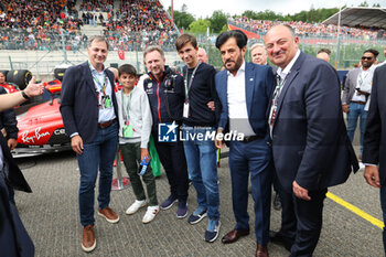 2023-07-30 - BEN SULAYEM Mohammed (uae), President of the FIA, Alexander De Croo, Prime Minister of Belgium, HORNER Christian (gbr), Team Principal of Red Bull Racing, during the 2023 Formula 1 MSC Cruises Belgian Grand Prix, 12th round of the 2023 Formula One World Championship from July 28 to 30, 2023 on the Circuit de Spa-Francorchamps, in Stavelot, Belgium - F1 - BELGIAN GRAND PRIX 2023 - RACE - FORMULA 1 - MOTORS