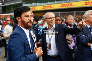2023-07-30 - BEN SULAYEM Mohammed (uae), President of the FIA, DOMENICALI Stefano (ita), Chairman and CEO Formula One Group FOG, portrait during the 2023 Formula 1 MSC Cruises Belgian Grand Prix, 12th round of the 2023 Formula One World Championship from July 28 to 30, 2023 on the Circuit de Spa-Francorchamps, in Stavelot, Belgium - F1 - BELGIAN GRAND PRIX 2023 - RACE - FORMULA 1 - MOTORS