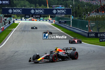 2023-07-30 - 11 PEREZ Sergio (mex), Red Bull Racing RB19, action during the 2023 Formula 1 MSC Cruises Belgian Grand Prix, 12th round of the 2023 Formula One World Championship from July 28 to 30, 2023 on the Circuit de Spa-Francorchamps, in Stavelot, Belgium - F1 - BELGIAN GRAND PRIX 2023 - RACE - FORMULA 1 - MOTORS