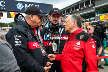 2023-07-30 - IMPARATO Jean-Philippe, Alfa Romeo Chief Executive Officer, VASSEUR Frédéric (fra), Team Principal & General Manager of the Scuderia Ferrari, portrait during the 2023 Formula 1 MSC Cruises Belgian Grand Prix, 12th round of the 2023 Formula One World Championship from July 28 to 30, 2023 on the Circuit de Spa-Francorchamps, in Stavelot, Belgium - F1 - BELGIAN GRAND PRIX 2023 - RACE - FORMULA 1 - MOTORS