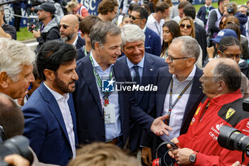 2023-07-30 - BEN SULAYEM Mohammed (uae), President of the FIA, Alexander De Croo, Prime Minister of Belgium, Jorge Viegas, President of the FIM, DOMENICALI Stefano (ita), Chairman and CEO Formula One Group FOG, VASSEUR Frédéric (fra), Team Principal & General Manager of the Scuderia Ferrari, portrait, starting grid, grille de depart, during the 2023 Formula 1 MSC Cruises Belgian Grand Prix, 12th round of the 2023 Formula One World Championship from July 28 to 30, 2023 on the Circuit de Spa-Francorchamps, in Stavelot, Belgium - F1 - BELGIAN GRAND PRIX 2023 - RACE - FORMULA 1 - MOTORS