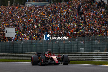 2023-07-30 - 16 LECLERC Charles (mco), Scuderia Ferrari SF-23, action during the 2023 Formula 1 MSC Cruises Belgian Grand Prix, 12th round of the 2023 Formula One World Championship from July 28 to 30, 2023 on the Circuit de Spa-Francorchamps, in Stavelot, Belgium - F1 - BELGIAN GRAND PRIX 2023 - RACE - FORMULA 1 - MOTORS
