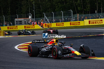 2023-07-30 - 11 PEREZ Sergio (mex), Red Bull Racing RB19, action during the 2023 Formula 1 MSC Cruises Belgian Grand Prix, 12th round of the 2023 Formula One World Championship from July 28 to 30, 2023 on the Circuit de Spa-Francorchamps, in Stavelot, Belgium - F1 - BELGIAN GRAND PRIX 2023 - RACE - FORMULA 1 - MOTORS