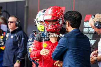 2023-07-30 - LECLERC Charles (mco), Scuderia Ferrari SF-23, BEN SULAYEM Mohammed (uae), President of the FIA, portrait during the 2023 Formula 1 MSC Cruises Belgian Grand Prix, 12th round of the 2023 Formula One World Championship from July 28 to 30, 2023 on the Circuit de Spa-Francorchamps, in Stavelot, Belgium - F1 - BELGIAN GRAND PRIX 2023 - RACE - FORMULA 1 - MOTORS