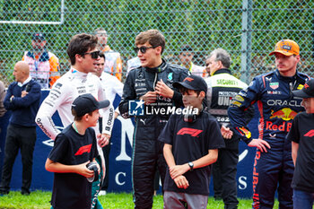 2023-07-30 - STROLL Lance (can), Aston Martin F1 Team AMR23, RUSSELL George (gbr), Mercedes AMG F1 Team W14, portrait during the 2023 Formula 1 MSC Cruises Belgian Grand Prix, 12th round of the 2023 Formula One World Championship from July 28 to 30, 2023 on the Circuit de Spa-Francorchamps, in Stavelot, Belgium - F1 - BELGIAN GRAND PRIX 2023 - RACE - FORMULA 1 - MOTORS
