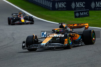 2023-07-30 - 81 PIASTRI Oscar (aus), McLaren F1 Team MCL60, action during the 2023 Formula 1 MSC Cruises Belgian Grand Prix, 12th round of the 2023 Formula One World Championship from July 28 to 30, 2023 on the Circuit de Spa-Francorchamps, in Stavelot, Belgium - F1 - BELGIAN GRAND PRIX 2023 - RACE - FORMULA 1 - MOTORS