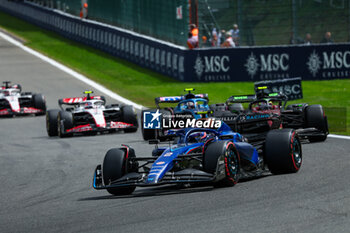 2023-07-30 - 02 SARGEANT Logan (usa), Williams Racing FW45, action during the 2023 Formula 1 MSC Cruises Belgian Grand Prix, 12th round of the 2023 Formula One World Championship from July 28 to 30, 2023 on the Circuit de Spa-Francorchamps, in Stavelot, Belgium - F1 - BELGIAN GRAND PRIX 2023 - RACE - FORMULA 1 - MOTORS