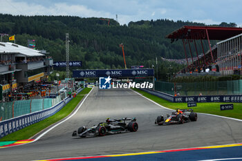2023-07-30 - 44 HAMILTON Lewis (gbr), Mercedes AMG F1 Team W14, 01 VERSTAPPEN Max (nld), Red Bull Racing RB19, action during the 2023 Formula 1 MSC Cruises Belgian Grand Prix, 12th round of the 2023 Formula One World Championship from July 28 to 30, 2023 on the Circuit de Spa-Francorchamps, in Stavelot, Belgium - F1 - BELGIAN GRAND PRIX 2023 - RACE - FORMULA 1 - MOTORS