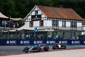 2023-07-30 - 10 GASLY Pierre (fra), Alpine F1 Team A523, 22 TSUNODA Yuki (jap), Scuderia AlphaTauri AT04, action during the 2023 Formula 1 MSC Cruises Belgian Grand Prix, 12th round of the 2023 Formula One World Championship from July 28 to 30, 2023 on the Circuit de Spa-Francorchamps, in Stavelot, Belgium - F1 - BELGIAN GRAND PRIX 2023 - RACE - FORMULA 1 - MOTORS