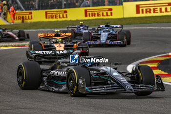 2023-07-30 - 63 RUSSELL George (gbr), Mercedes AMG F1 Team W14, 04 NORRIS Lando (gbr), McLaren F1 Team MCL60, action during the 2023 Formula 1 MSC Cruises Belgian Grand Prix, 12th round of the 2023 Formula One World Championship from July 28 to 30, 2023 on the Circuit de Spa-Francorchamps, in Stavelot, Belgium - F1 - BELGIAN GRAND PRIX 2023 - RACE - FORMULA 1 - MOTORS