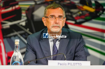 2023-08-29 - Paolo Pilotto, Monza city mayor, during the presentation press conference Formula 1 Pirelli Gran Premio d'Italia 2023 on August 29th, 2023 in Monza, Italy. - 2023 GP FORMULA 1 PIRELLI GRAND PRIX, GRAN PREMIO D'ITALIA - PRESS CONFERENCE - FORMULA 1 - MOTORS
