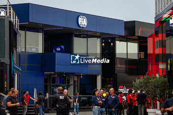 2023-08-24 - The FIA hospitality in the paddock during the 2023 Formula 1 Heineken Dutch Grand Prix, 13th round of the 2023 Formula One World Championship from August 25 to 28, 2023 on the Zandvoort Circuit, in Zandvoort, Netherlands - F1 - DUTCH GRAND PRIX 2023 - FORMULA 1 - MOTORS