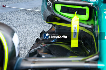 2023-08-25 - Aston Martin F1 Team AMR23, mechanical detail of the floor during the 2023 Formula 1 Heineken Dutch Grand Prix, 13th round of the 2023 Formula One World Championship from August 25 to 28, 2023 on the Zandvoort Circuit, in Zandvoort, Netherlands - F1 - DUTCH GRAND PRIX 2023 - FORMULA 1 - MOTORS
