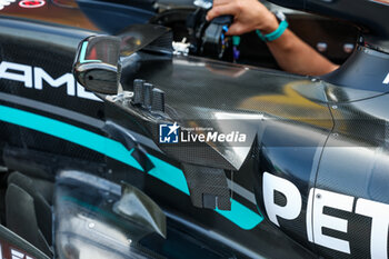 2023-08-25 - Mercedes AMG F1 Team W14, mechanical detail of the floor, air inlet and sidepod during the 2023 Formula 1 Heineken Dutch Grand Prix, 13th round of the 2023 Formula One World Championship from August 25 to 28, 2023 on the Zandvoort Circuit, in Zandvoort, Netherlands - F1 - DUTCH GRAND PRIX 2023 - FORMULA 1 - MOTORS