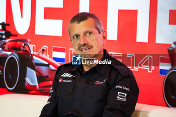2023-08-25 - STEINER Guenther (ita), Team Principal of Haas F1 team, portrait during the 2023 Formula 1 Heineken Dutch Grand Prix, 13th round of the 2023 Formula One World Championship from August 25 to 28, 2023 on the Zandvoort Circuit, in Zandvoort, Netherlands - F1 - DUTCH GRAND PRIX 2023 - FORMULA 1 - MOTORS